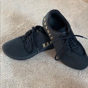 Black and Gold NoBull Project Training Shoes